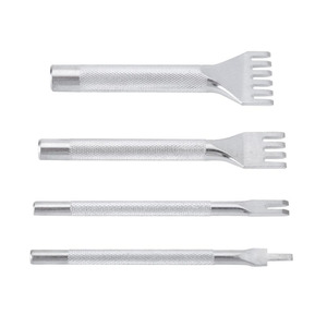 6 Pcs/set Stitching Carving <strong>Working</strong> Sewing Saddle Groover <strong>Leather</strong> Craft Punch <strong>Tools</strong> Kit <strong>Leather</strong> Punch <strong>Tools</strong> - Product Image 2