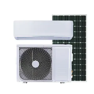 Оптовые продажи электрический счетчик кондиционера-20m2 комнатный T3 солнечный инвертор bulit внутри 12000btu 1.0ton 1.5HP AC DC Гибридный разделенный солнечный кондиционер