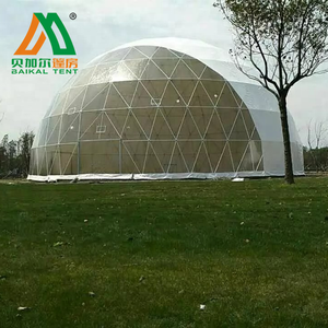 Carpa Domo Geodésica Transparente de 6M 15M de Diámetro para Campamento de Invierno - Product Image 6