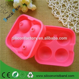 Whiskey Ice Cube Maker ballon Mold sphère Mould parti plateau brique Round Bar Silicon - Product Image 2