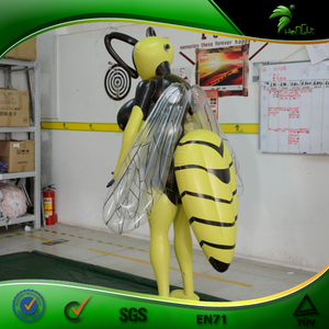 Chica libélula inflable de pechos grandes, muñeca sexual de animales con inflado de pechos chica abeja inflable - Product Image 4