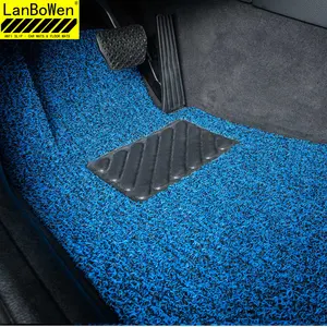 제조 겨울 2 조각 더블 블루 자동차 바닥 미끄럼 방지 매트 캐나다