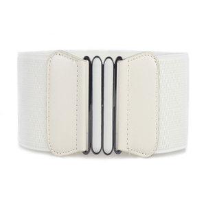 <span class=keywords><strong>Ceinture</strong></span> <span class=keywords><strong>large</strong></span> en cuir pour <span class=keywords><strong>femme</strong></span> YWMT 2019, avec boucle élastique, style concis, vente en gros - Product Image 4