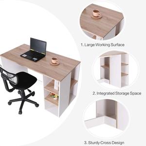 Scrittura-Scrivania Del Computer con Storage, di Grandi Dimensioni Gli Studenti-Studio Scrivania con 5 Scaffali Casa-Ufficio - Product Image 3