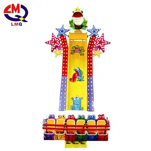 Theme park most popular rides Mega Drop frog jump rides BV, CE certified amusement park frog hopper jump drop tower rides