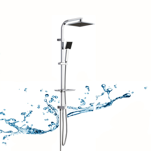 Ensemble de colonne de douche en gros, ensemble de douche murale à double tête, douche de pluie, robinet mélangeur de douche de pluie - Product Image 1