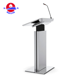 Mewah Elektronik Modern Steel <span class=keywords><strong>Podium</strong></span> Multimedia Mimbar Desain Layar Gaya Baru Digital Lectern