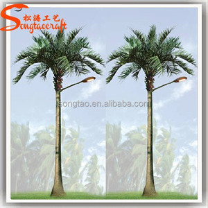 Barato led palmera cocotera luz led exterior solar luces del árbol decorativo árboles - Product Image 4