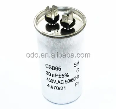 450V ISO aprobación CBB65 AC Motor SH condensador 30uF