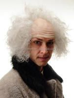 Chauve perruque pour les hommes âgés, Einstein perruques MW-003
