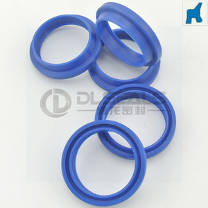 Cincin segel minyak PU ukuran kustom buatan pabrik Tiongkok segel pengikis Wiper DHS untuk Silinder minyak hidrolik - Product Image 6