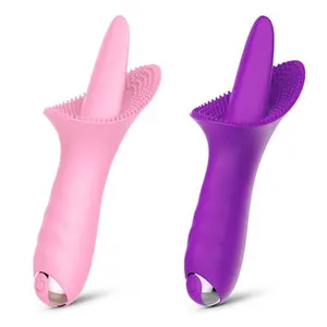 Klitoris Vibrator Lidah Vibrator Stimulator Lembut Cunnilingus Jilat Clit Big Tickler Dewasa Seks Mainan untuk Wanita Puting Seks Oral
