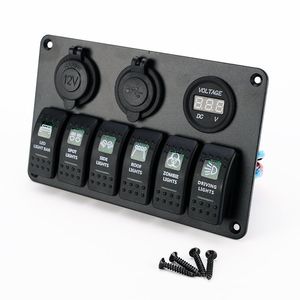 פנל 6 כנופיית rocker + רכב מרינר סירה מפסק + מד מתח 12 V-24 V - Product Image 4