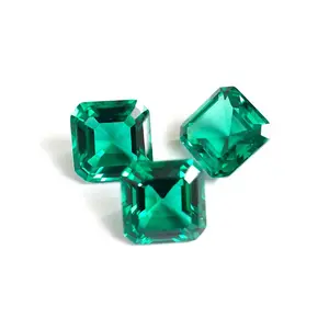 Nanosital изумрудно-зеленый высококачественный Изумрудный ограненный драгоценный камень