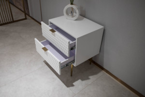 Modern Wooden Bedside Table Bedroom <strong>Night</strong> <strong>Stand</strong> - Product Image 4