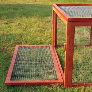 Conejera de madera para el patio, <span class=keywords><strong>conejo</strong></span>, ligera y resistente a la putredad - Product Image 4