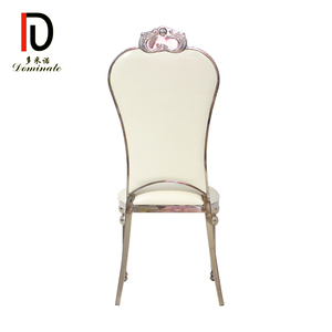 Acier Inoxydable D'approvisionnement d'usine Mariée Et Marié Royal De Mariage Chaise - Product Image 2