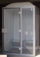 Bain de sauna acrylique préfabriqué hammam cabine de spa à vapeur