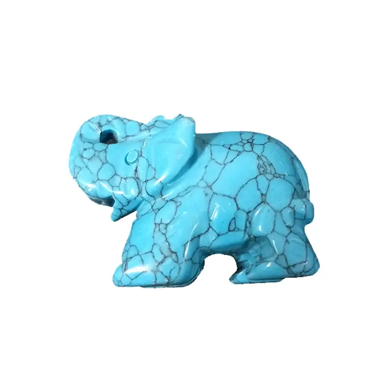 Pierre d'éléphant sculpté à la main, pierre précieuse de Jade naturelle, savon en cristal