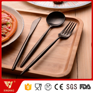 PVD màu đen dao kéo, <span class=keywords><strong>Flatware</strong></span> đen, đen dao muỗng nĩa - Product Image 4