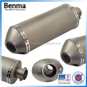 SOMBRA YBR250 CB300 moto termoestabilidad tubo de escape silenciador silenciador de titanio - Product Image 2