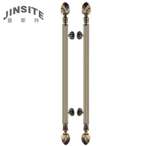 يتوهم القديمة النحاس خمر الايطالية مقابض باب - Product Image 2