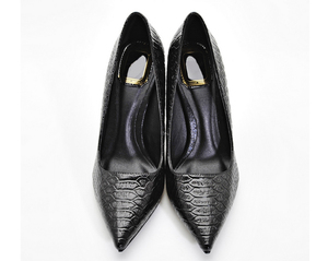 Zapatos de tacón alto cómodos y sexis con forro de cuero de lujo para mujer - Product Image 5