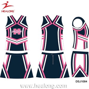 Sublimation Filles <span class=keywords><strong>Glee</strong></span> <span class=keywords><strong>Cheerleader</strong></span> Costume Maillots Uniformes Et Jupes - Product Image 2