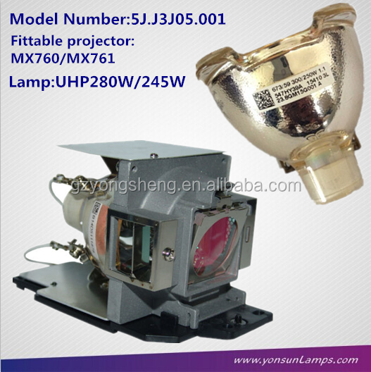 Original 5J.J3J05.001 Projector Lamps for BenQ MX760 MX761