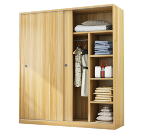 2019 Hot <strong>Sale</strong> <strong>Cheap</strong> Wooden MFC Home Furniture Modern Sliding <strong>Wardrobes</strong> <strong>for</strong> Bedroom - Product Image 1