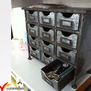 Lindo Mini Mueble <span class=keywords><strong>Industrial</strong></span> <span class=keywords><strong>Vintage</strong></span>, Gabinete de Almacenamiento de <span class=keywords><strong>Metal</strong></span> - Product Image 6