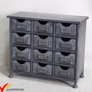 Lindo Mini Mueble <span class=keywords><strong>Industrial</strong></span> <span class=keywords><strong>Vintage</strong></span>, Gabinete de Almacenamiento de <span class=keywords><strong>Metal</strong></span> - Product Image 5