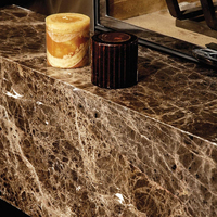 Dalle de pierre naturelle espagnol Emperador foncé marbre Emperador foncé Chine foncé noir Emperador marbre carrelage