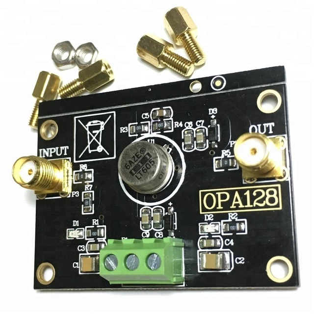 Taidacent OPA128 low offset 110dB Electrometer-level charge sensitive preamplifier charge amplifier low bias current op amp