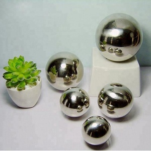 Esfera de globo de acero inoxidable de 70cm y 80cm, gran pulido, para arte en fuente de agua - Product Image 3