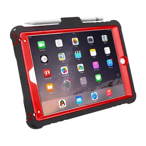 Fábrica inteligente kidsproof correa de mano caso ipad mini 4 caso cinturón tablet piel accesorio