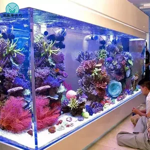 Tùy Chỉnh Chất Lượng Cao Lớn Thời Trang Acrylic Fish Tank Aquarium