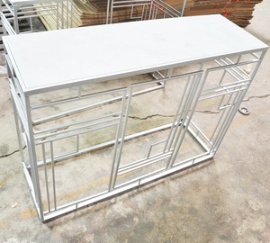 <span class=keywords><strong>Console</strong></span> <span class=keywords><strong>Demi</strong></span>-<span class=keywords><strong>Lune</strong></span> Table En <span class=keywords><strong>Verre</strong></span> - Product Image 4