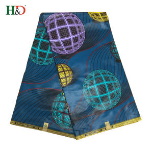 H & D Chaude Java Réel Wax Imprimer Nigeria Imprimer Ankara Tissu Africain Cire D'impression Pour Vente - Product Image 2