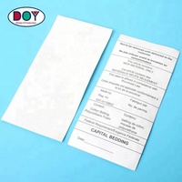Étiquette d'entretien lavable en papier Tyvek personnalisée, impression offset, fabriquée en Chine, pour bagages et valises
