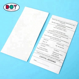 Étiquette d'entretien lavable en papier Tyvek personnalisée, impression offset, fabriquée en Chine, pour <span class=keywords><strong>bagages</strong></span> et valises - Product Image 6