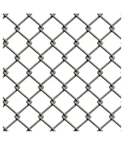 Galvanizli zincir Bağlantı tel örgü kullanılan elmas tel örgü zincir bağlantı çit