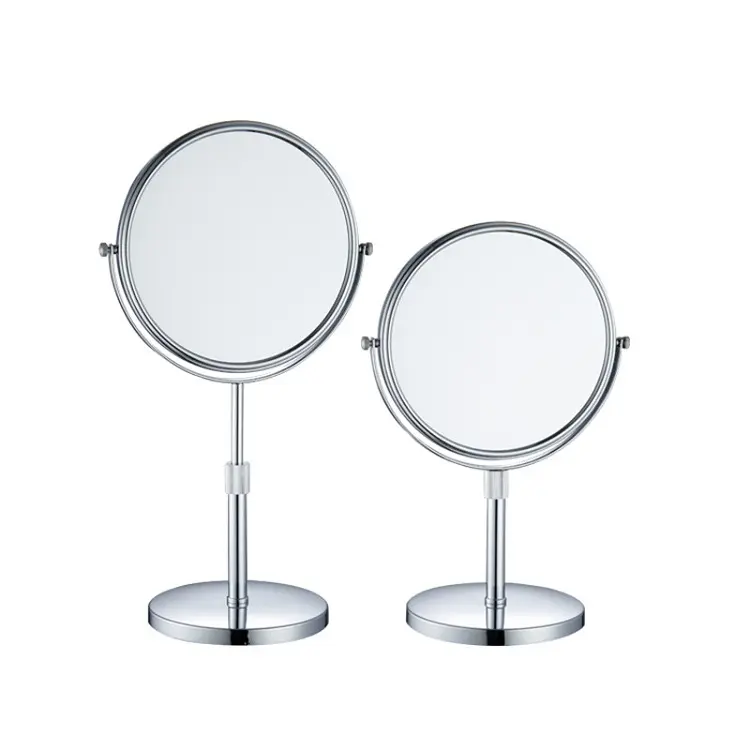 Custom-made multifunctional desktop metal cosmetic mirror