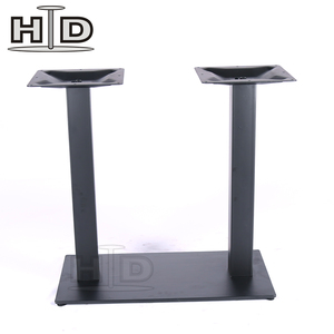 Patas Rectangulares Modernas para Mesa de Comedor, Venta Directa de Fábrica, <span class=keywords><strong>Muebles</strong></span> de Metal de Dos Tubos de Acero para Hotel, Sala de Estar, Gimnasio y Exteriores - Product Image 5