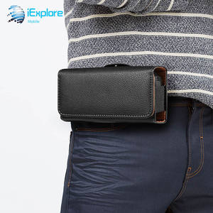IExplore निर्माता यूनिवर्सल फ्लिप कवर लीची पैटर्न पु चमड़े क्षैतिज कमर फांसी के लिए पिस्तौलदान फोन के मामले में स्मार्ट फोन - Product Image 6