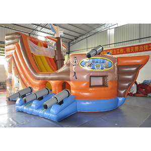 สไลเดอร์เป่าลมยักษ์สีขาวสำหรับใช้งานกลางแจ้ง ทำจาก PVC รับน้ำหนักได้ 500 กก. ติดตั้งง่าย - Product Image 1