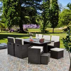 Muebles <span class=keywords><strong>de</strong></span> jardín <span class=keywords><strong>de</strong></span> mimbre Juego <span class=keywords><strong>de</strong></span> cubos <span class=keywords><strong>de</strong></span> ratán Mesa <span class=keywords><strong>de</strong></span> comedor y sillas Muebles <span class=keywords><strong>de</strong></span> jardín <span class=keywords><strong>de</strong></span> ratán al aire libre - Product Image 3