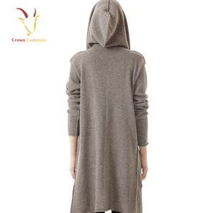 <span class=keywords><strong>Cardigan</strong></span> alla moda maglione lungo in Cashmere di lana da donna <span class=keywords><strong>con</strong></span> <span class=keywords><strong>cappuccio</strong></span> - Product Image 4