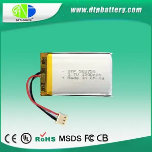 China fabricante 3.7v bateria de polímero de lítio 453030 360mah