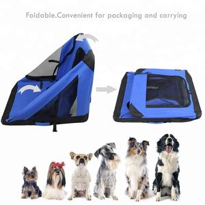 Pet seyahat taşıyıcısı Yumuşak Köpek Sandık Taşınabilir ve Genişletilebilir evcil hayvan kulubesi - Product Image 6